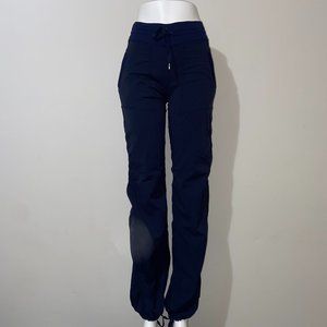 LULULEMON NAVY- BLUE FULL LENGTH PANTS *33”-4